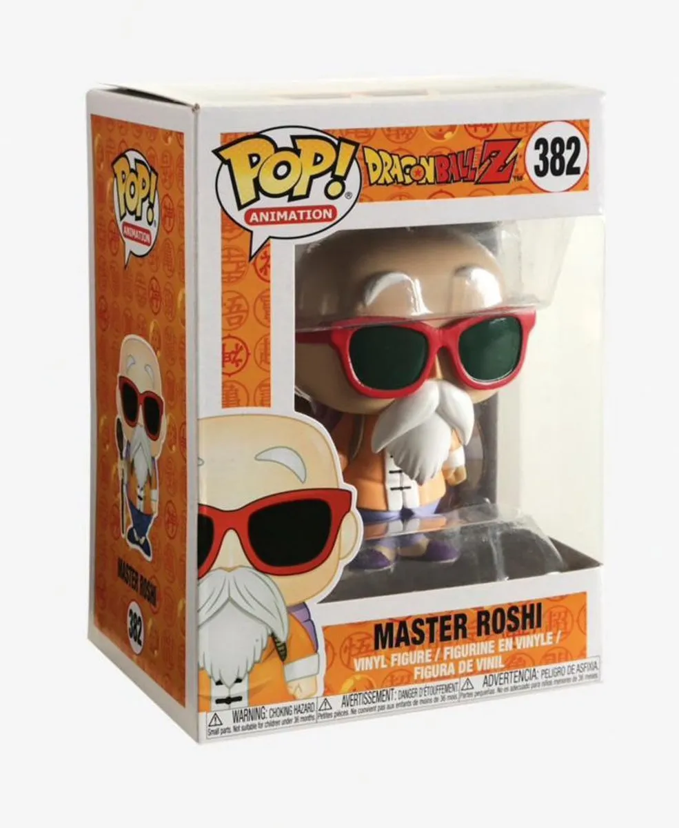 Funko Pop! Dragonball Z Master Roshi met Staf - #382 Verzamelfiguur - Multi