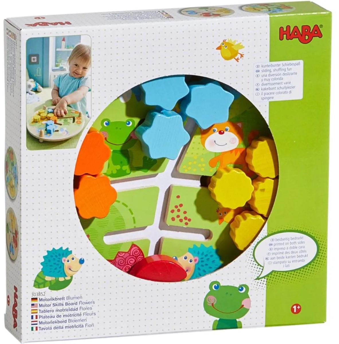 Haba Motoriekbord Bloemen 401016 - Meerdere kleuren