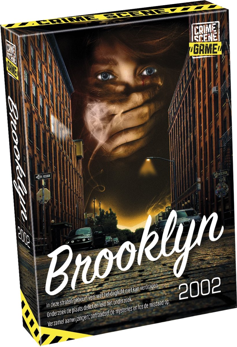 Tactic Crime Scene Brooklyn 2002 – Bordspel – Misdaadspel – Moderne Stadszaak vol Geheimen – Diepgaand Onderzoek en Deductie – Crime Scene Serie – Game Storm Studio – 1 of Meer Spelers – Vanaf 18 Jaar