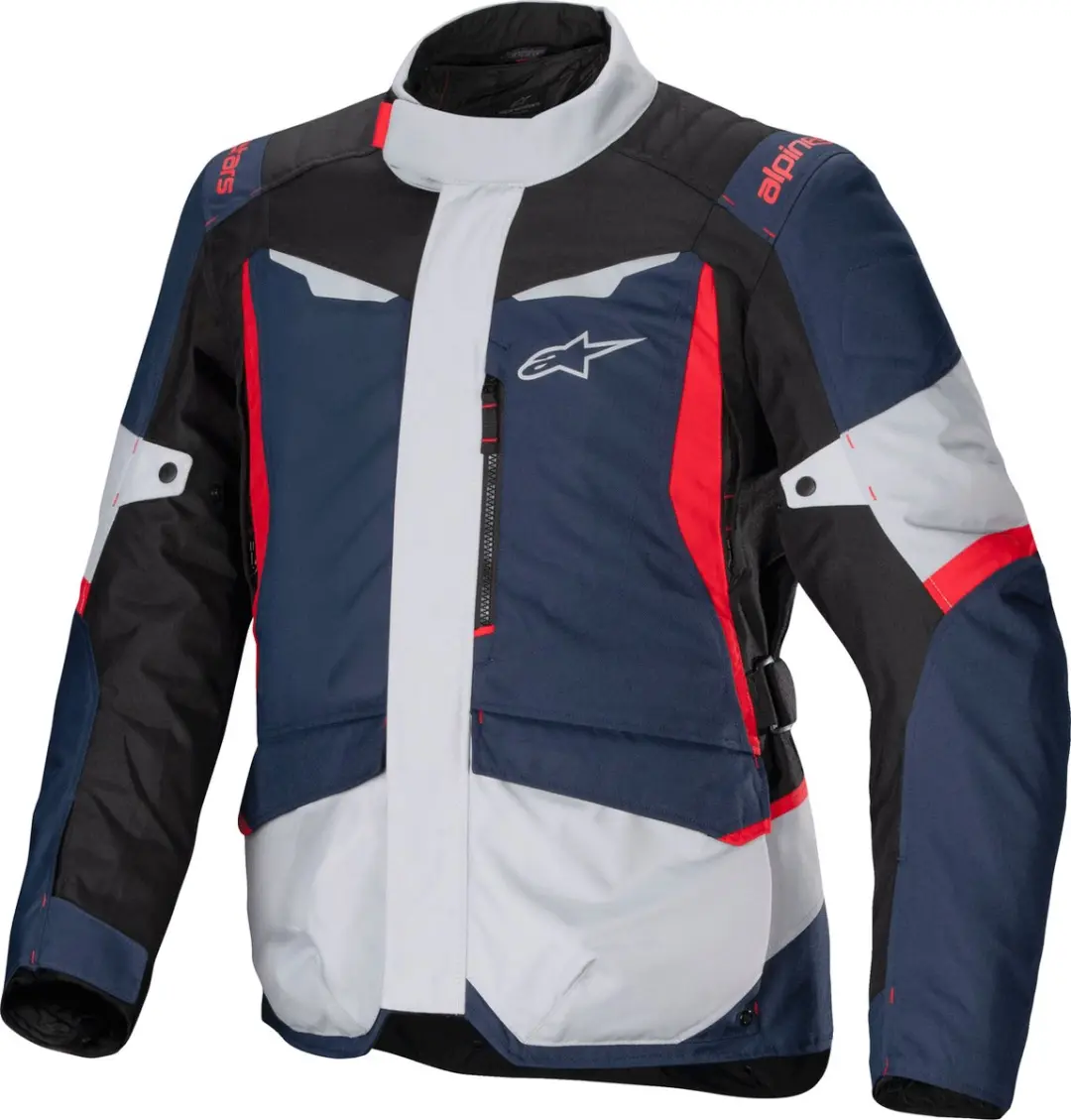 Alpinestars ST-1 WP Textiel Jas - XL - Khaki/Zwart/Fluo Rood