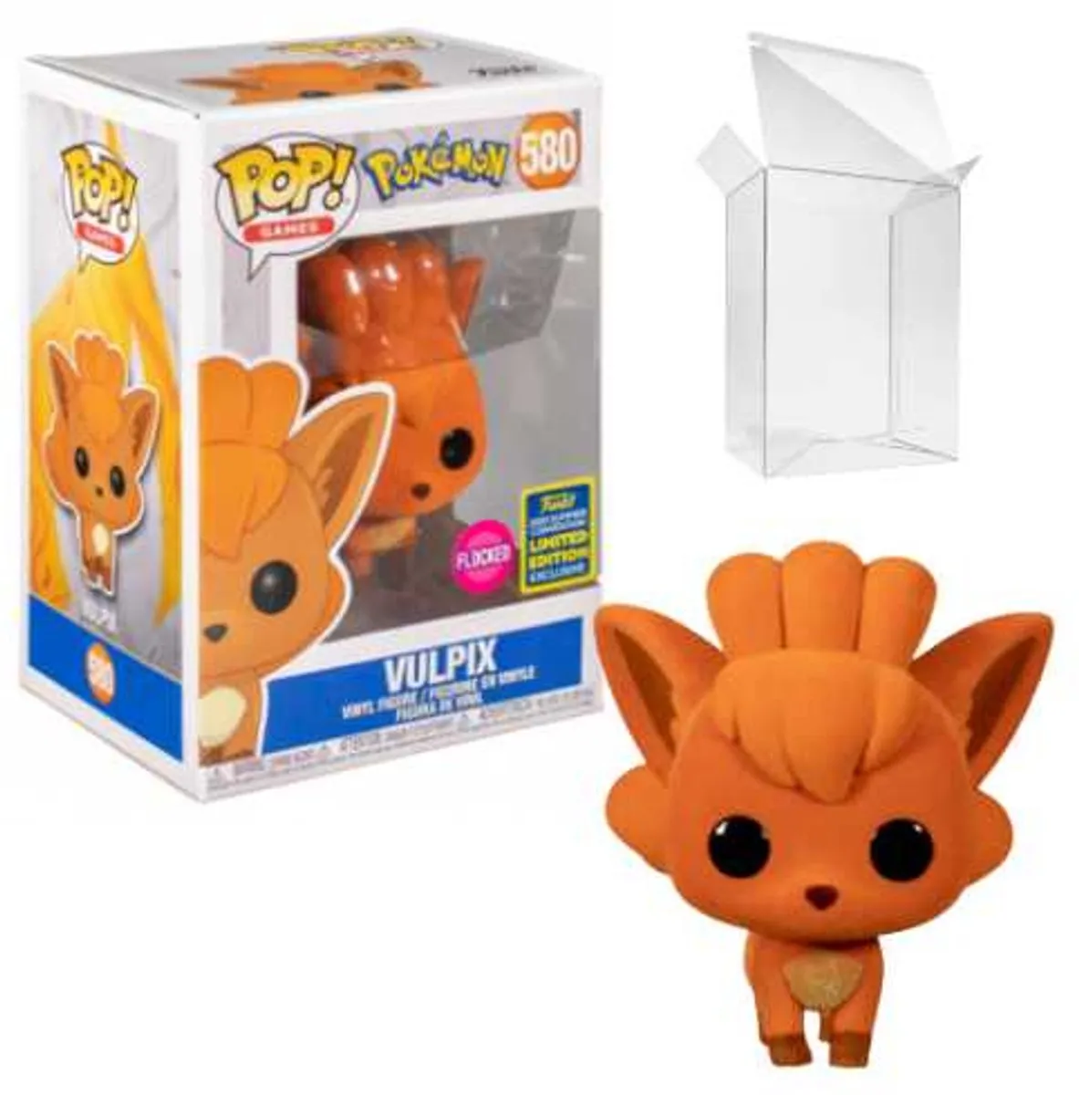 Funko Pop Pokémon Vulpix Flocked