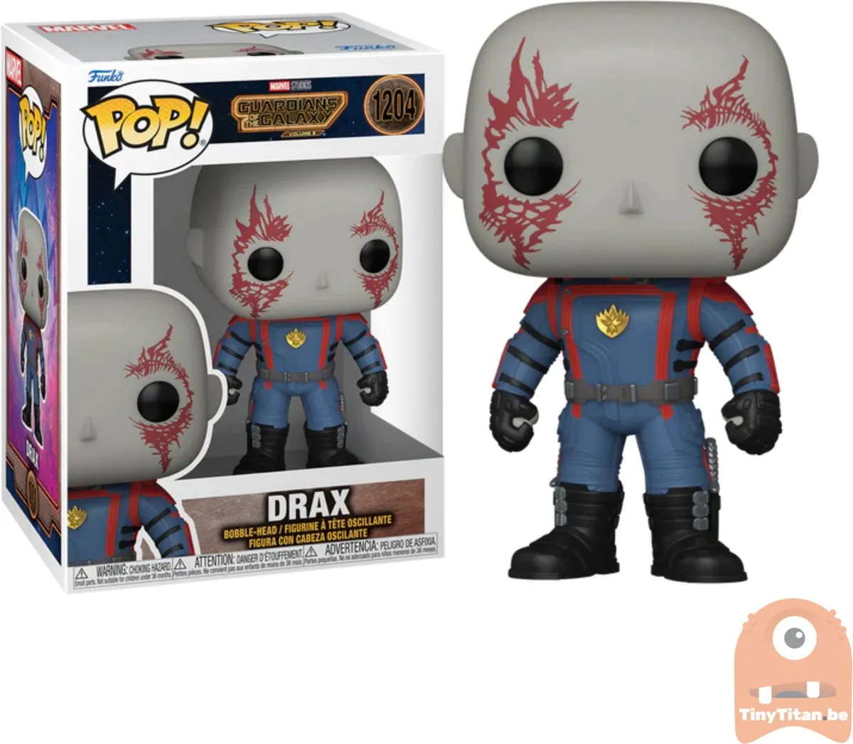 Funko Marvel POP! Guardians of the Galaxy Drax Verzamelfiguur - 9cm Multicolor