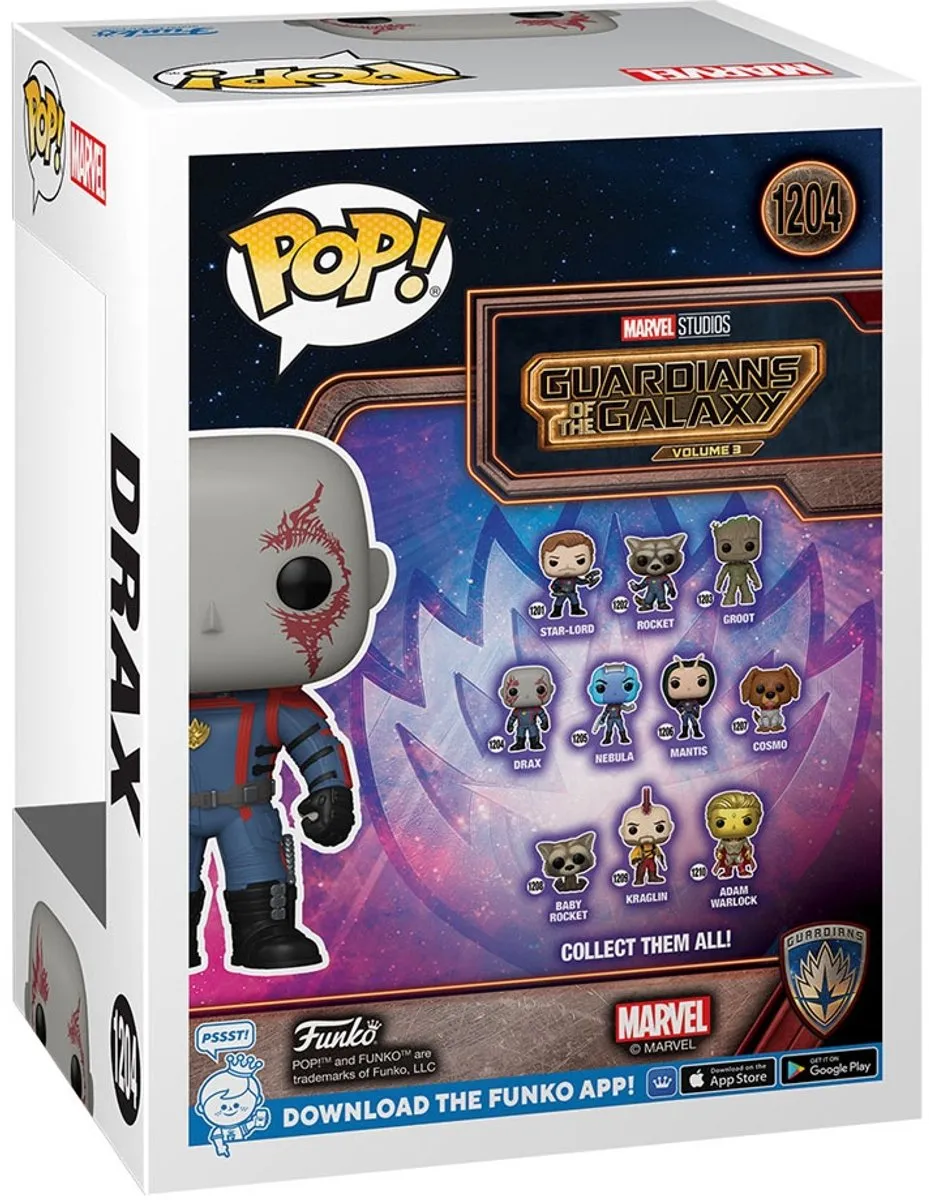Funko Marvel POP! Guardians of the Galaxy Drax Verzamelfiguur - 9cm Multicolor