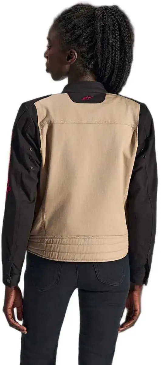 Alpinestars Stella Grace Dames Textieljas - Zwart/Beige