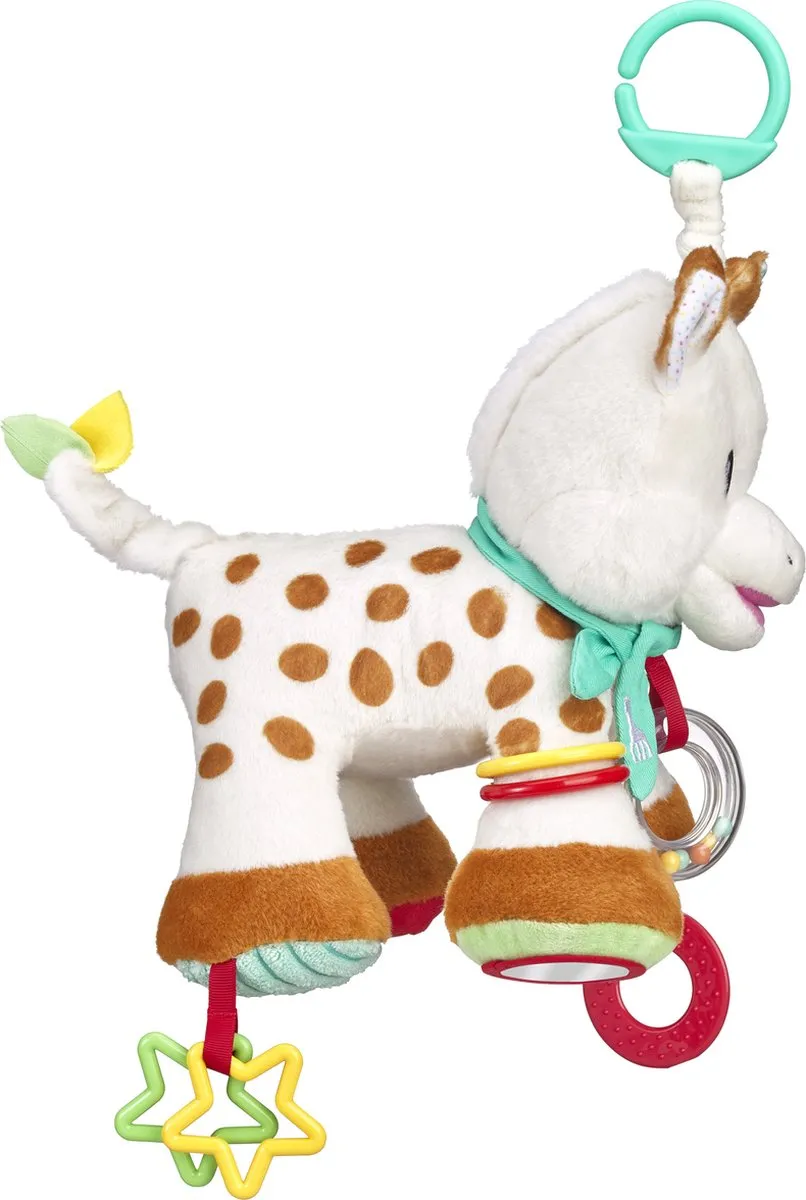 Sophie de Giraf Activiteitenknuffel 23cm - Meerkleurig - afbeelding 6 van 6