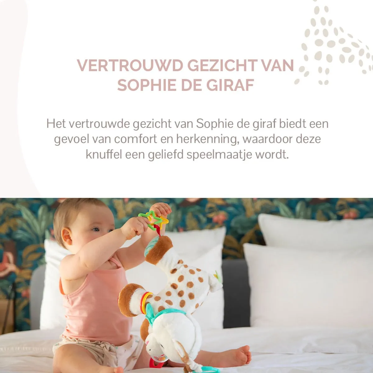 Sophie de Giraf Activiteitenknuffel 23cm - Meerkleurig