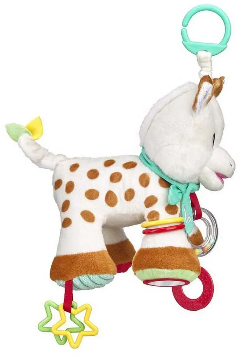 Sophie de Giraf Activiteitenknuffel 23cm - Meerkleurig