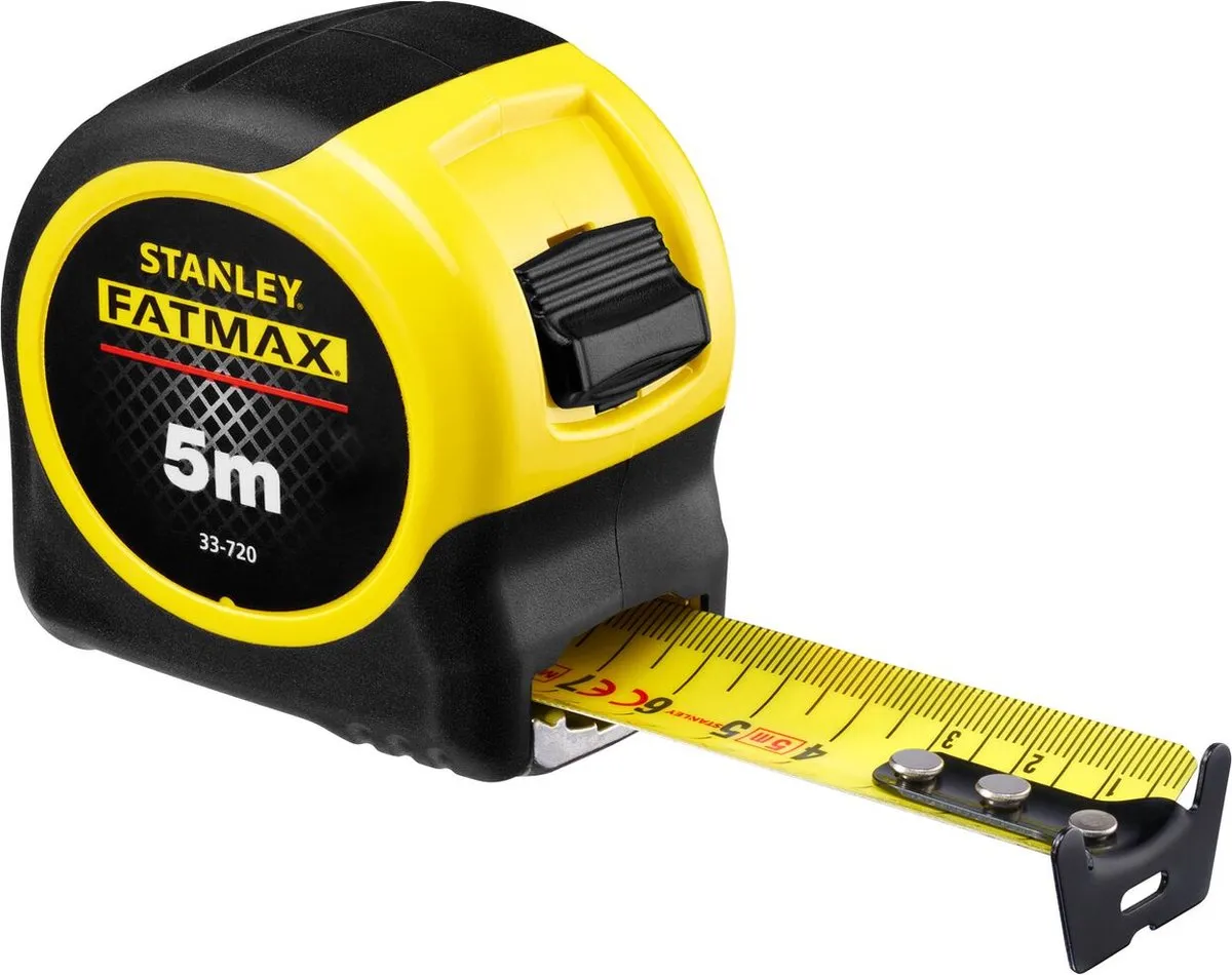 Stanley FatMax FMHT31725-0 Rolbandmaat 8m + 5m - 32mm - Zwart/Geel