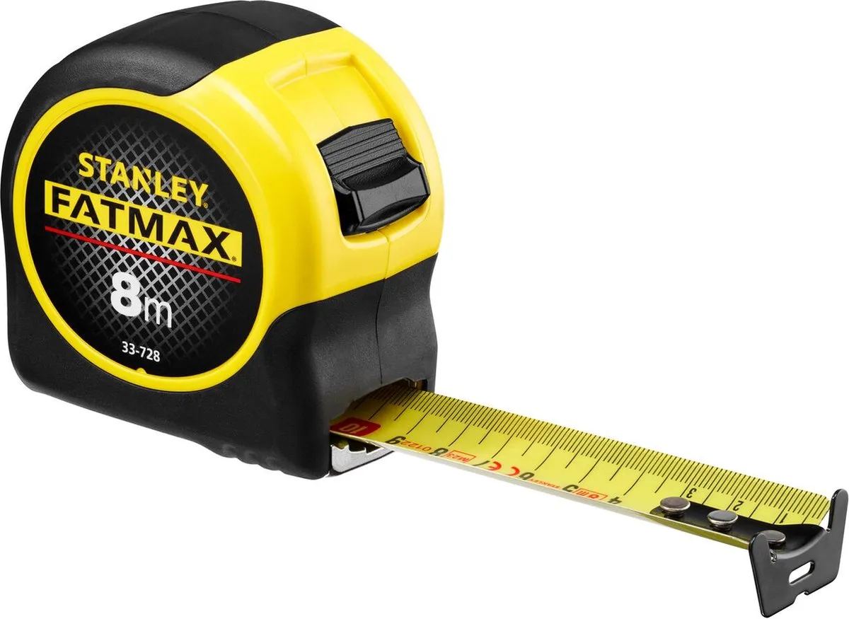 Stanley FatMax FMHT31725-0 Rolbandmaat 8m + 5m - 32mm - Zwart/Geel