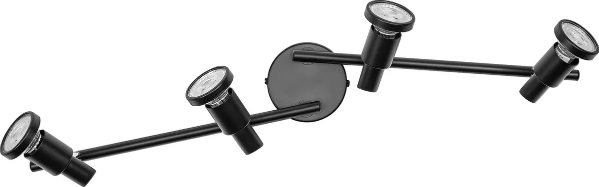 LEDVANCE LED Spot GU10 Black 4x3,4W