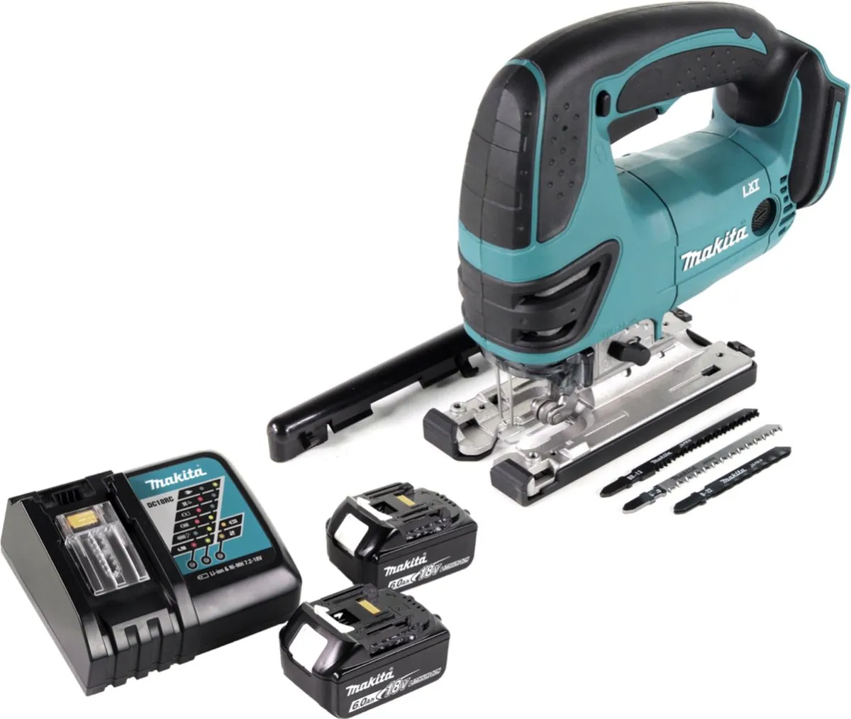 Makita DJV180 RG Decoupeerzaag - 18V - 2x 6,0Ah Accu + Oplader - afbeelding 4 van 5