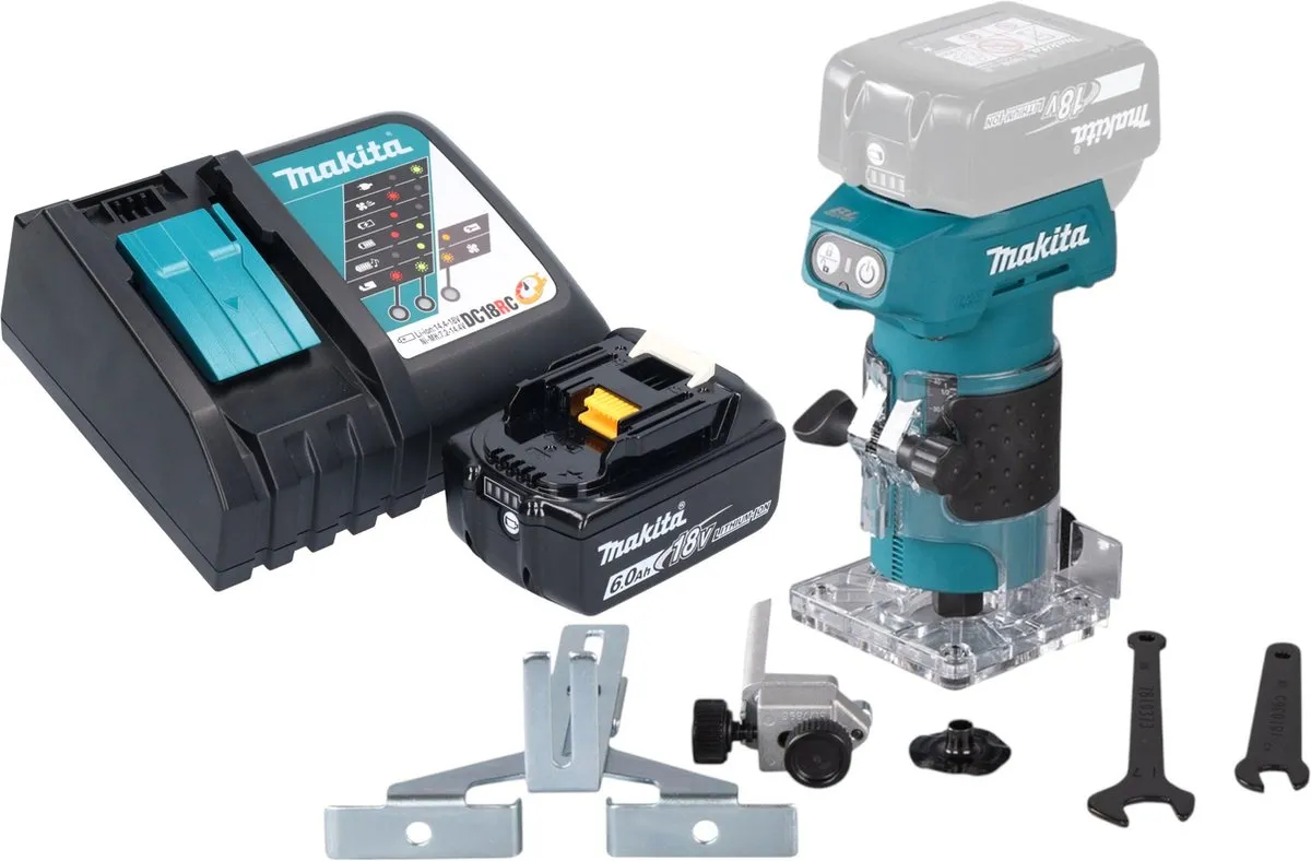 Makita DRT52RG1 Kantenfrees 18V 6mm