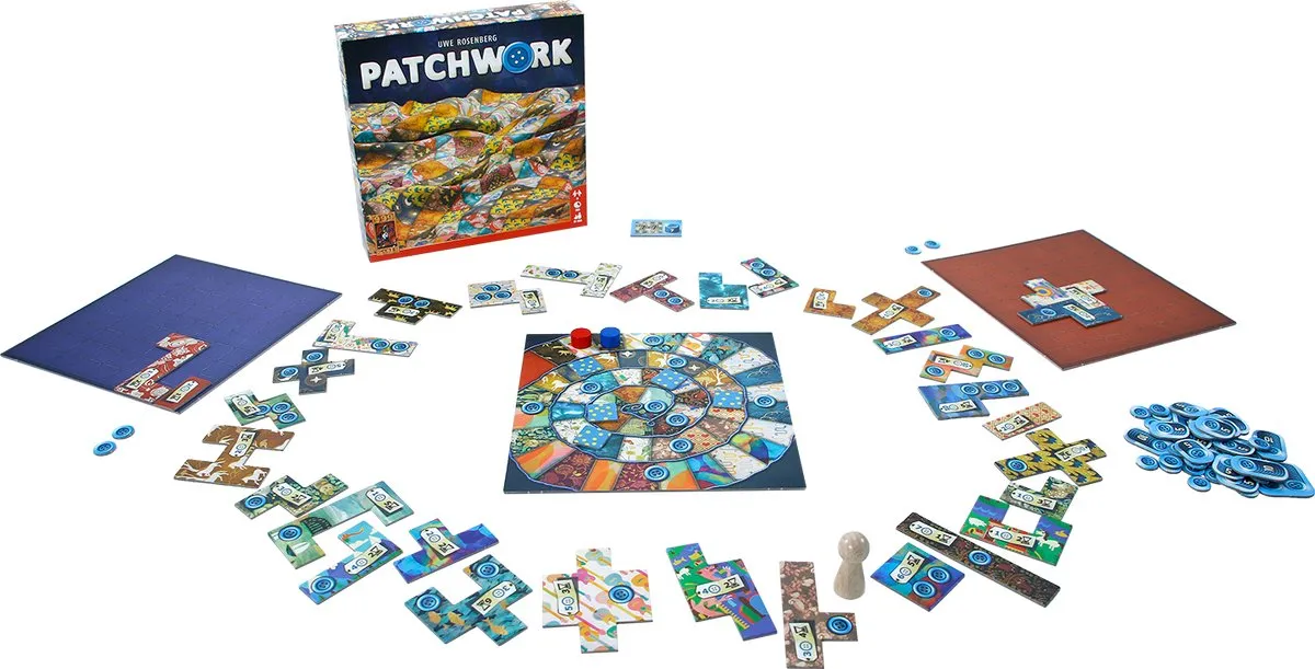 999 Games Patchwork - Twee Speler Puzzelspel - 999-PAT01N