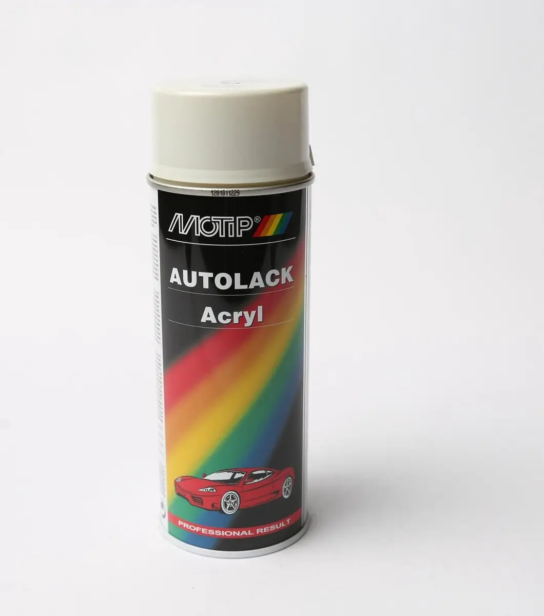 Motip Autolak Spuitbus Wit Metallic 400ml