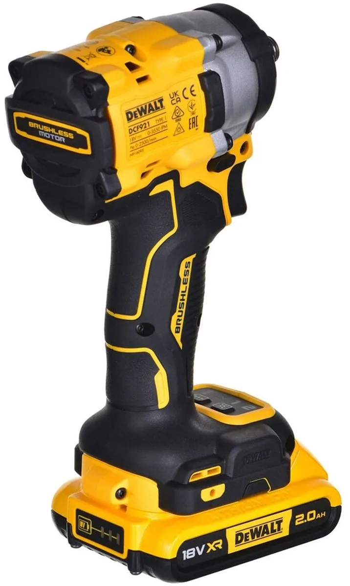 DeWalt DCF921D2T Slagmoersleutel 18V - 2x 2.0Ah XR Accu
