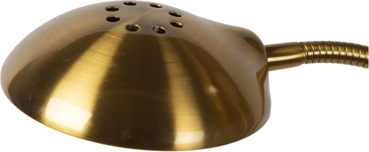 Lucide Zenith Leeslamp - LED 3000K Mat Goud/Messing