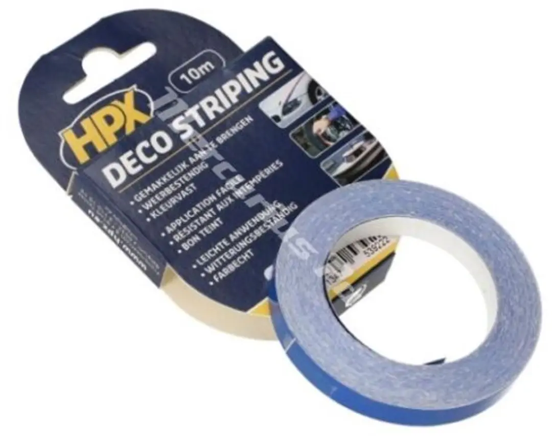 HPX Velgstriping Solidline 6mm x 10m - Lichtblauw