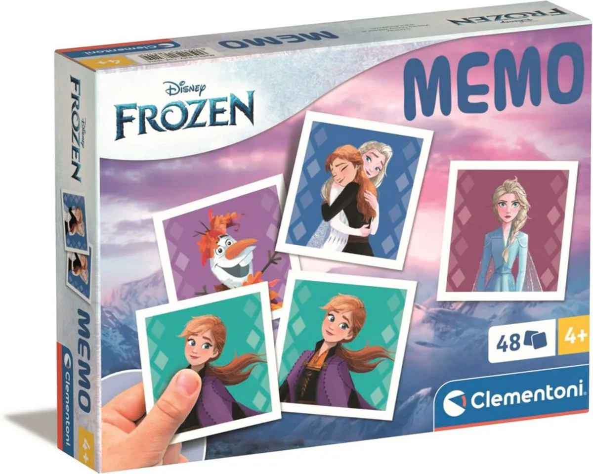 Clementoni - Memory voor kinderen - Frozen - 48 Kaarten - Memory spel - Educatief Speelgoed - Vanaf 4 jaar
