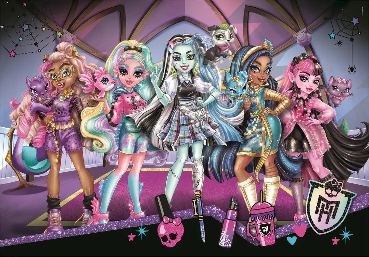 Clementoni Monster High Puzzel 104 Stukjes - Multikleur