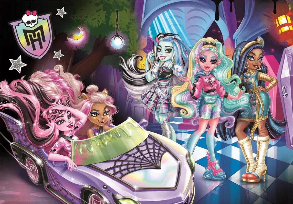 Clementoni Monster High Puzzel 104 Stukjes - Multikleur - afbeelding 6 van 6