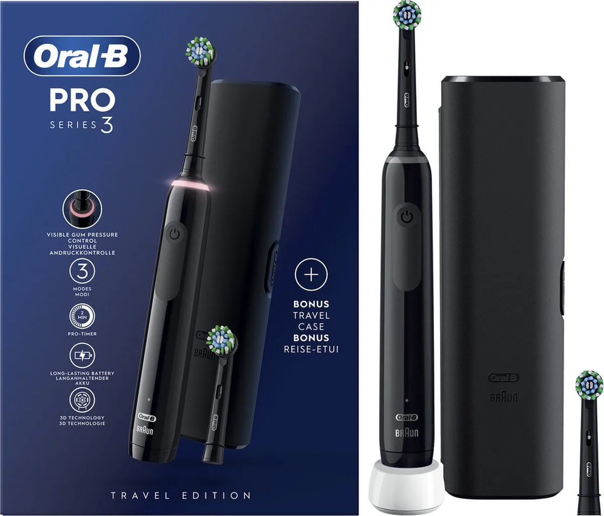 Oral-B Pro Series 3 Elektrische Tandenborstel - Zwart