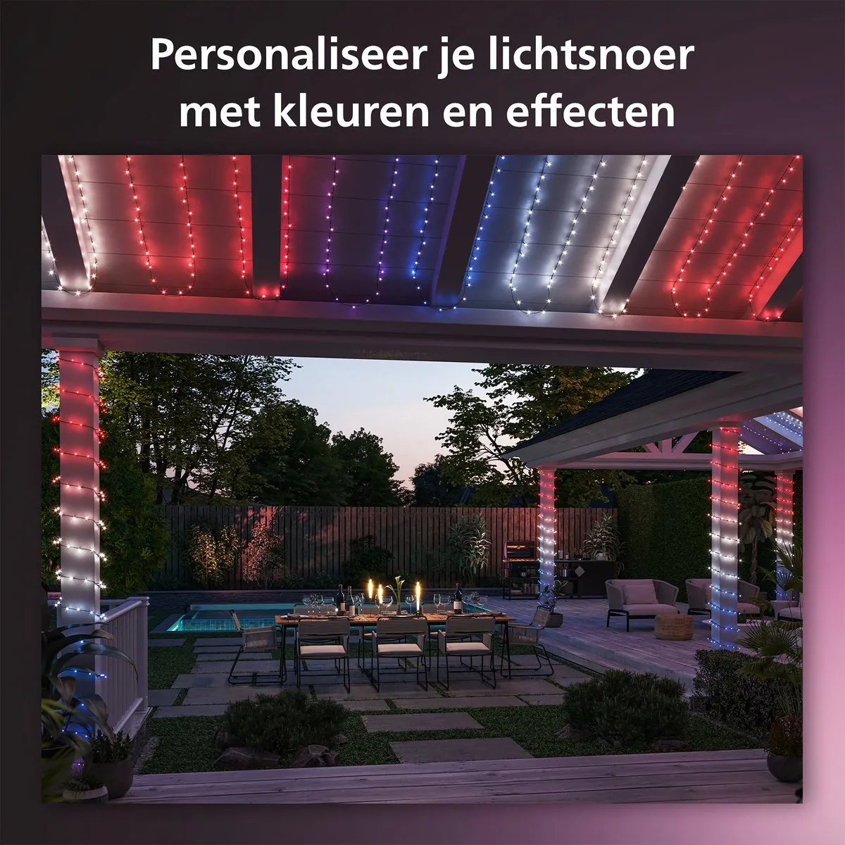 Philips Hue Festavia Lichtsnoer 20m - 250 LED Multicolor