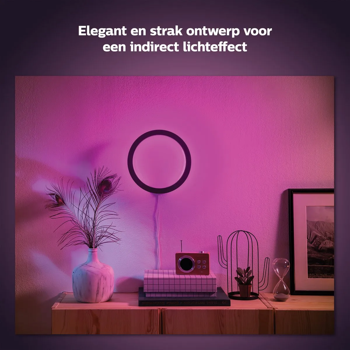 Philips Hue Sana Wandlamp - Zwart