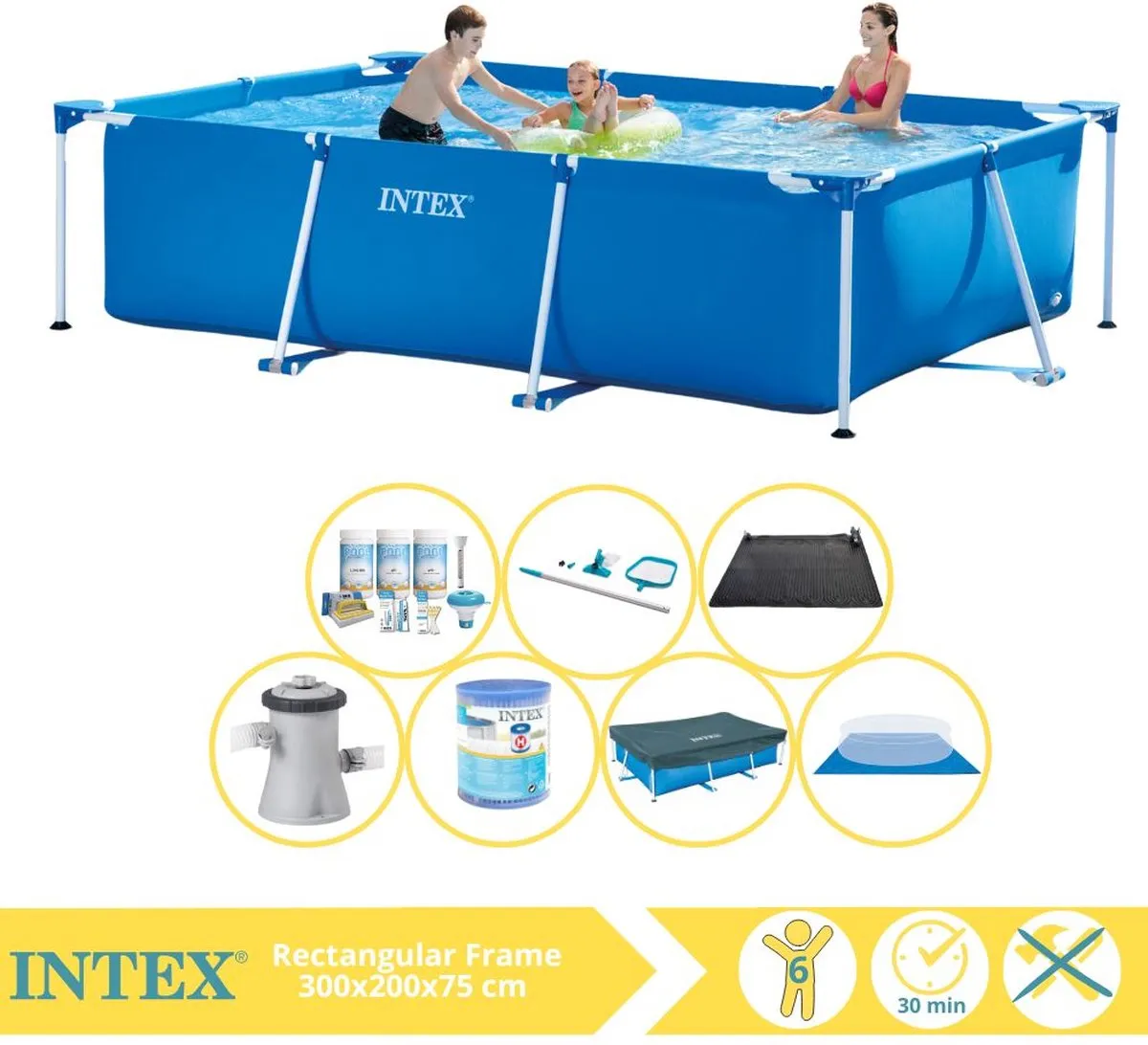 Intex 28272NP Opzetzwembad 300x200x75cm