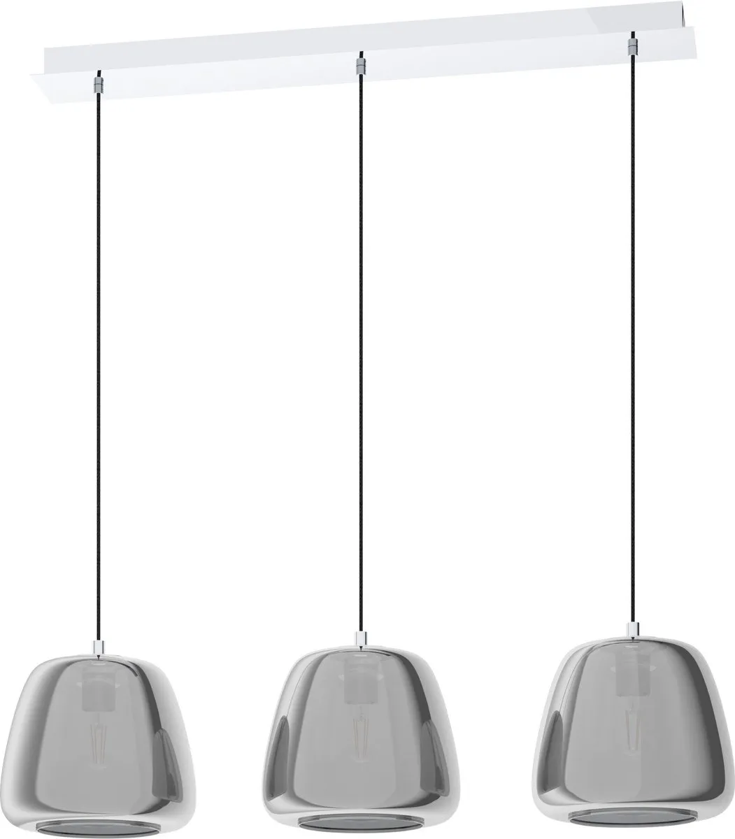 Eglo Albarino Hanglamp 5x E27 - Chroom
