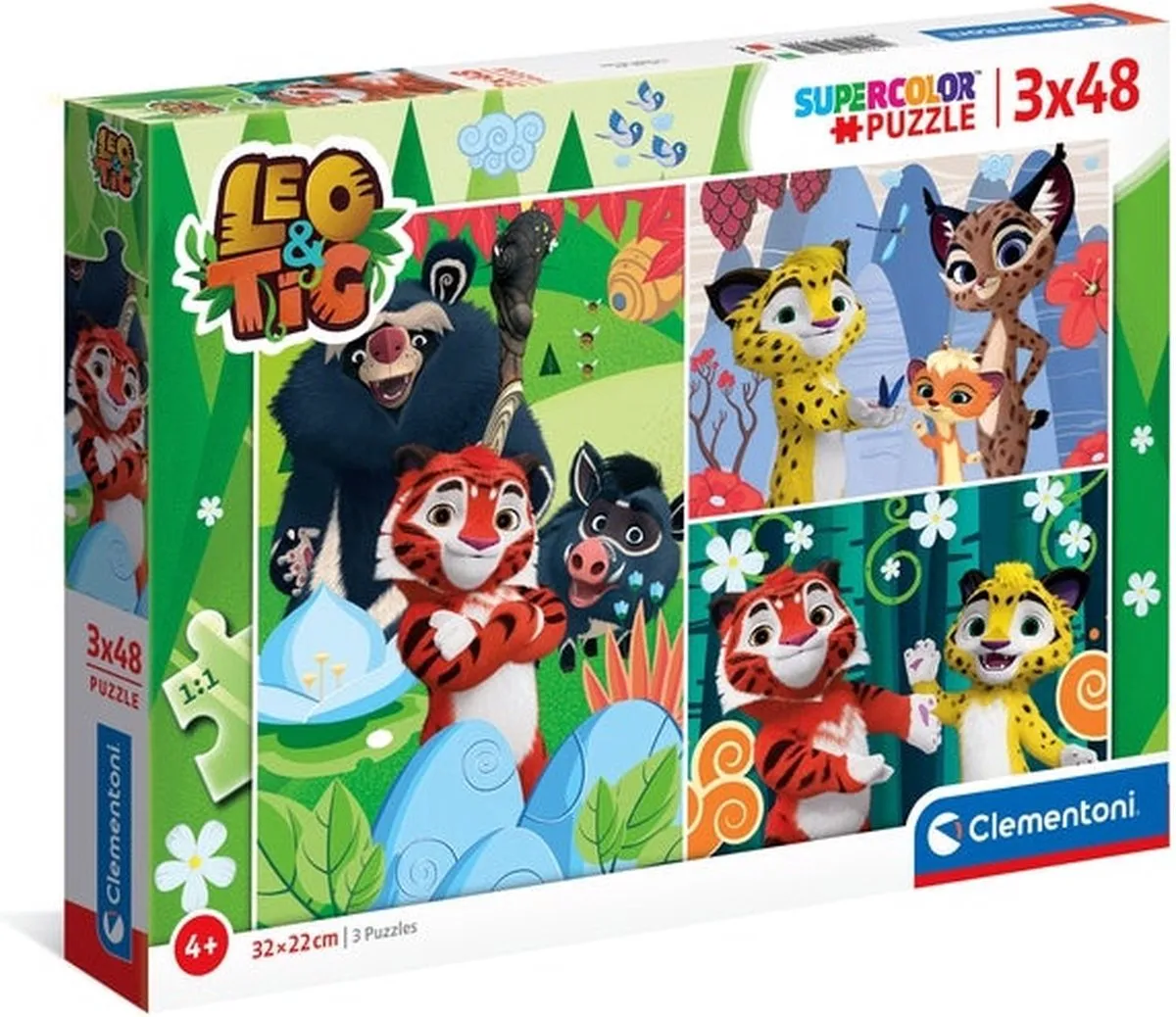 Clementoni Supercolor 25270 Puzzel Dieren