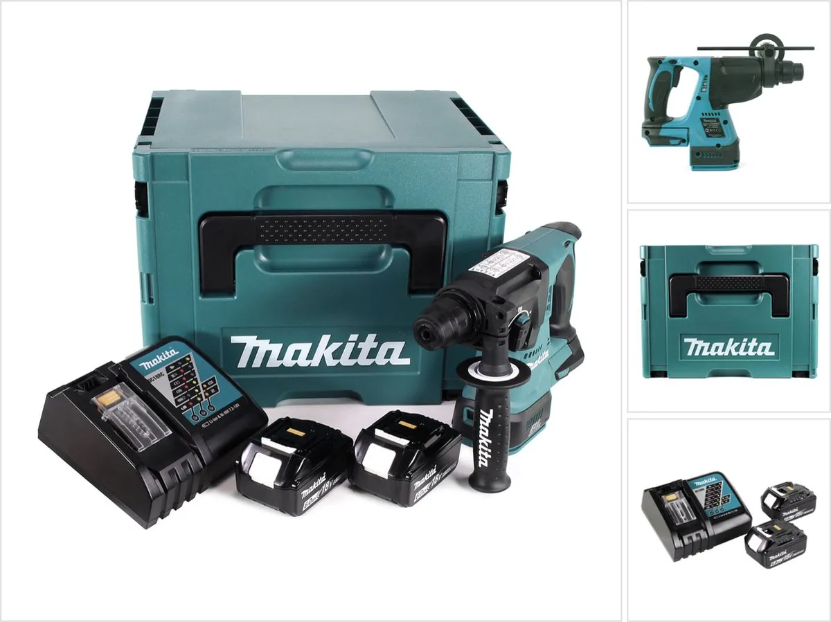 Makita DHR242RGJ Accuklopboormachine 18V SDS-plus