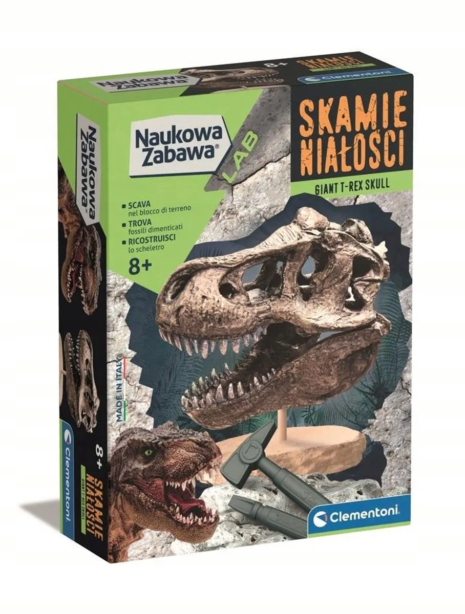 Clementoni T-Rex Schedel Archeologie Kit - afbeelding 3 van 4
