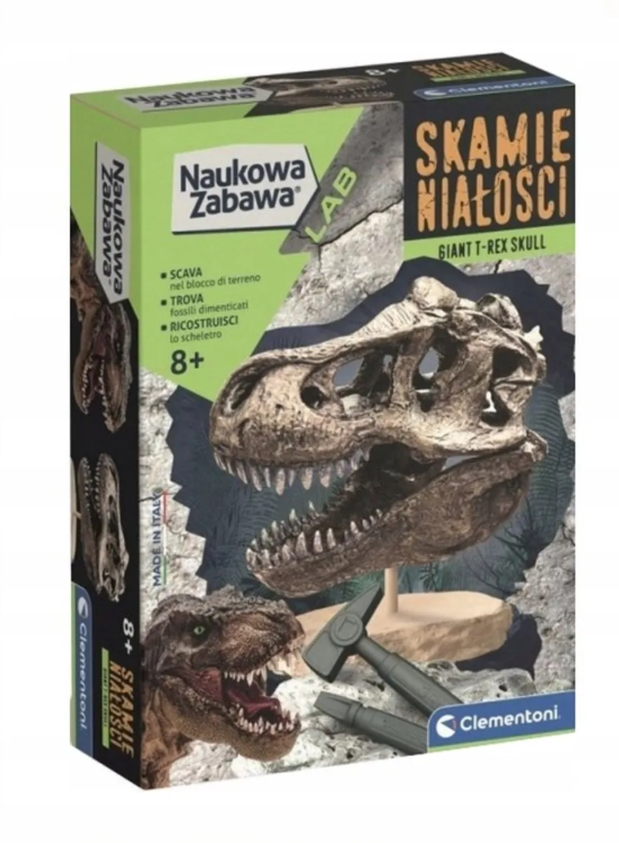 Clementoni T-Rex Schedel Archeologie Kit - afbeelding 4 van 4