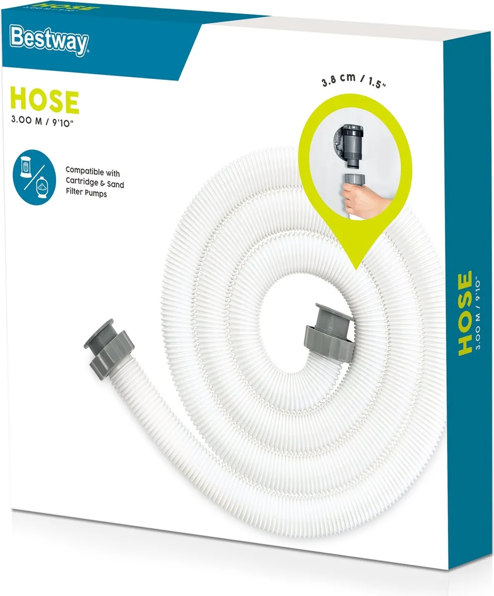 Bestway Zwembadslang 38mm - Ø38mm Lengte 300cm