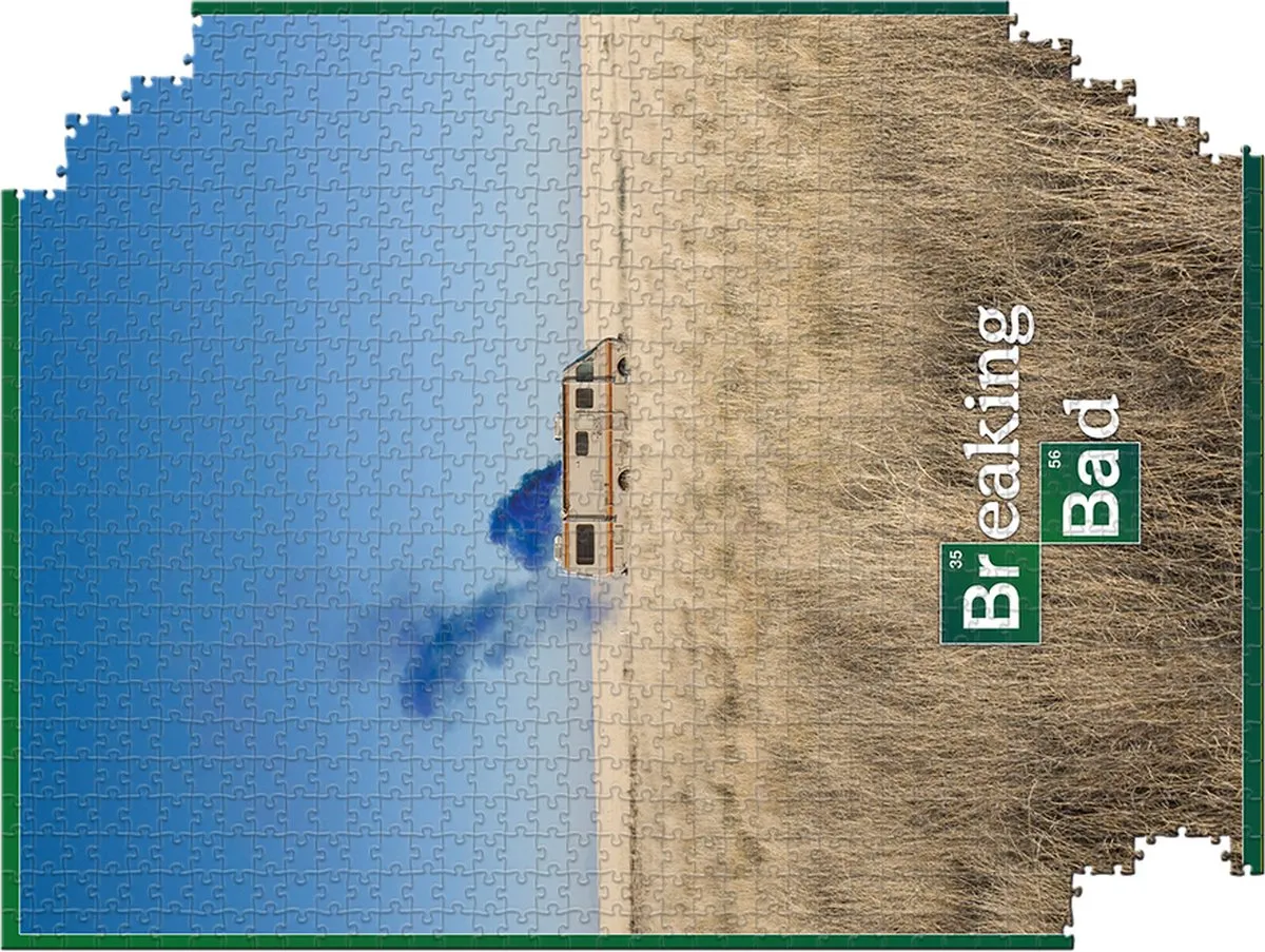 Winning Moves Breaking Bad Puzzle 1000 Stuks - Blauw/Bruin/Groen