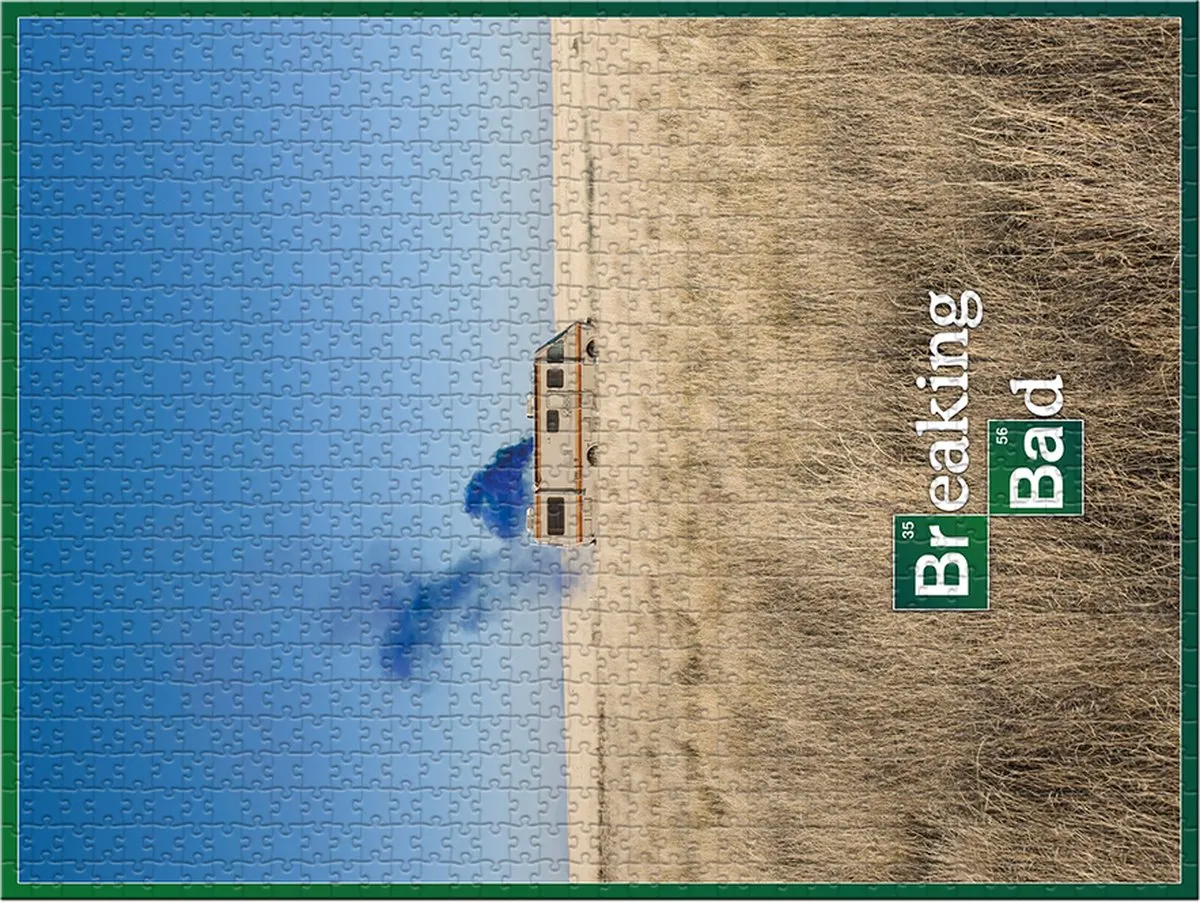 Winning Moves Breaking Bad Puzzle 1000 Stuks - Blauw/Bruin/Groen