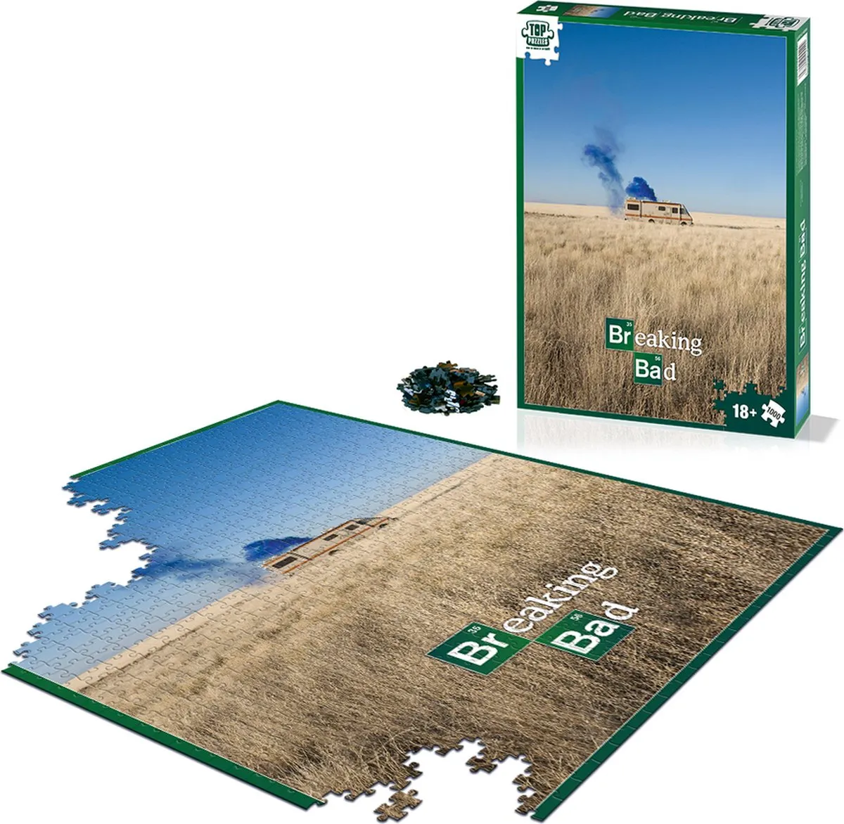 Winning Moves Breaking Bad Puzzle 1000 Stuks - Blauw/Bruin/Groen