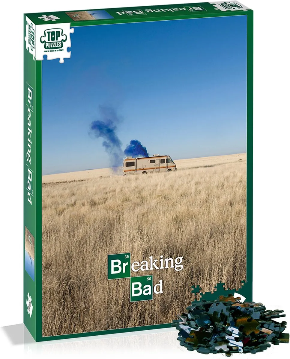 Winning Moves Breaking Bad Puzzle 1000 Stuks - Blauw/Bruin/Groen