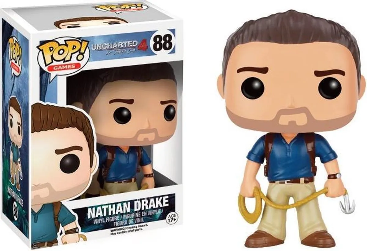 Funko Pop Uncharted Nathan Drake - 10cm Multicolor