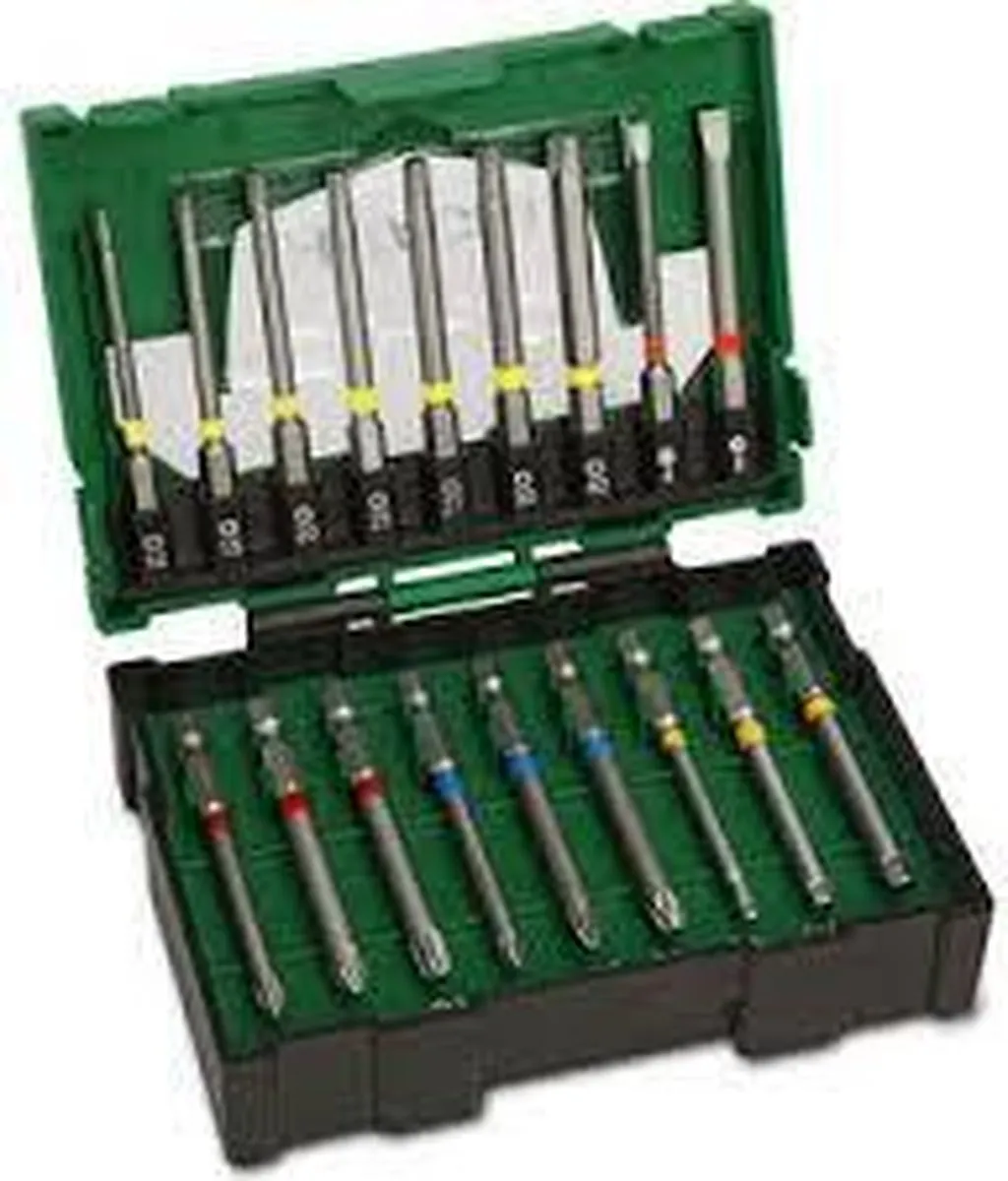 Hikoki 750361 Bitset 18-delig - 1/4" - T10