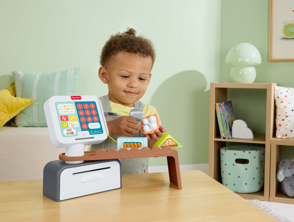Fisher-Price Leerplezier Tellen en Shoppen - Speelgoedkassa