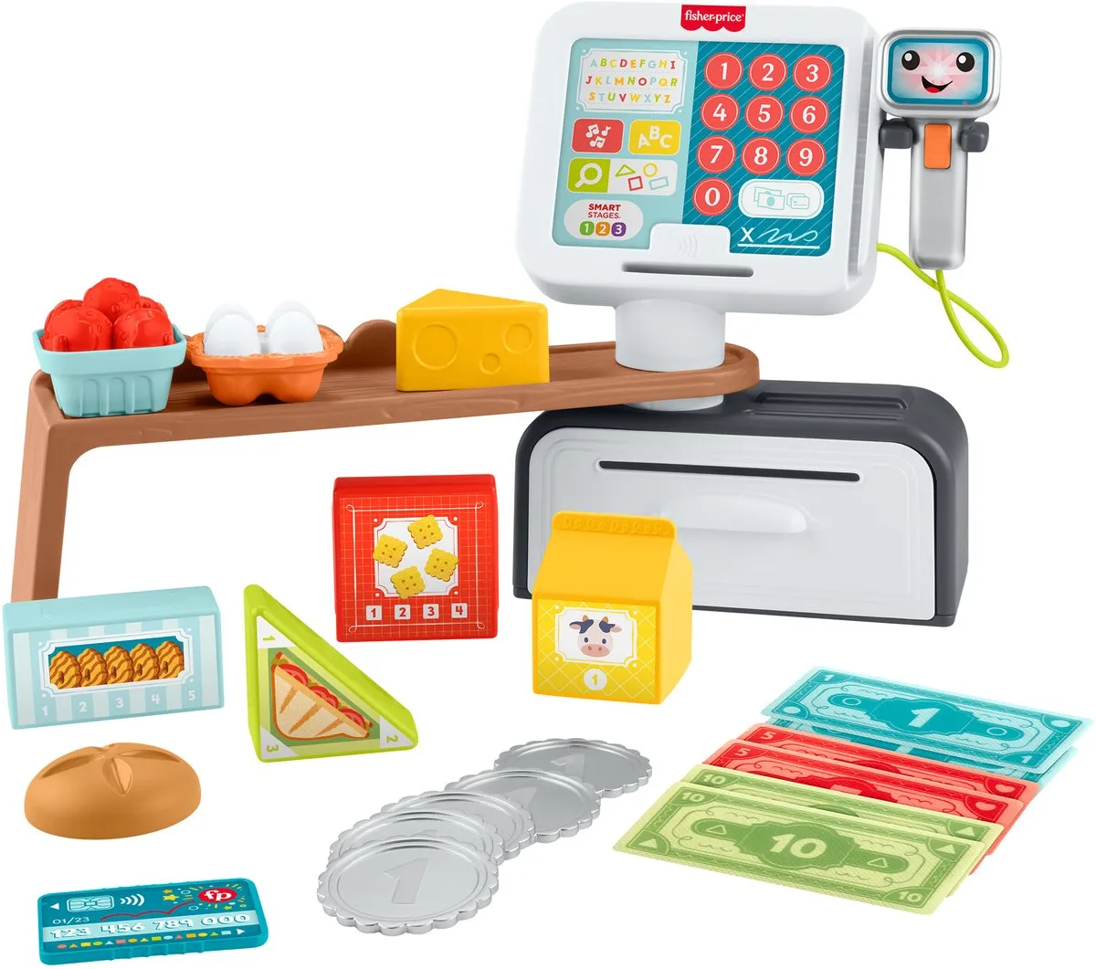 Fisher Price Leerplezier Tellen en Shoppen Speelgoedkassa