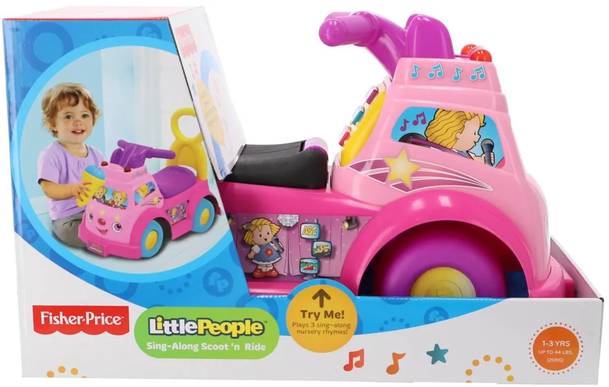 Fisher Price Loopfiguur Roze