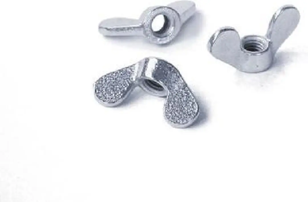 Hoenderdaal Vleugelmoer M8 DIN315 - Zilver