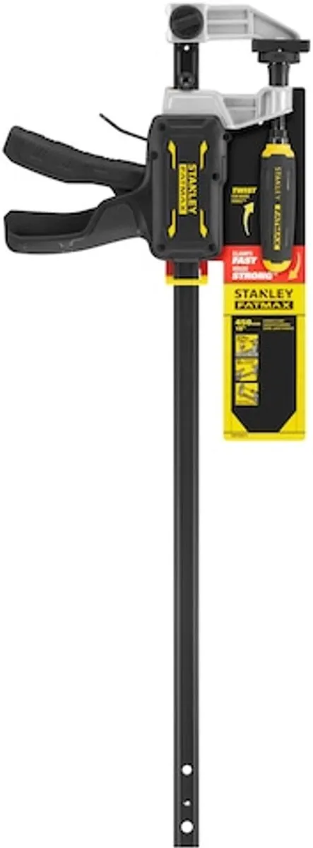 Stanley FatMax FMHT83007-0 Grote Eenhandklem - Zwart/Geel