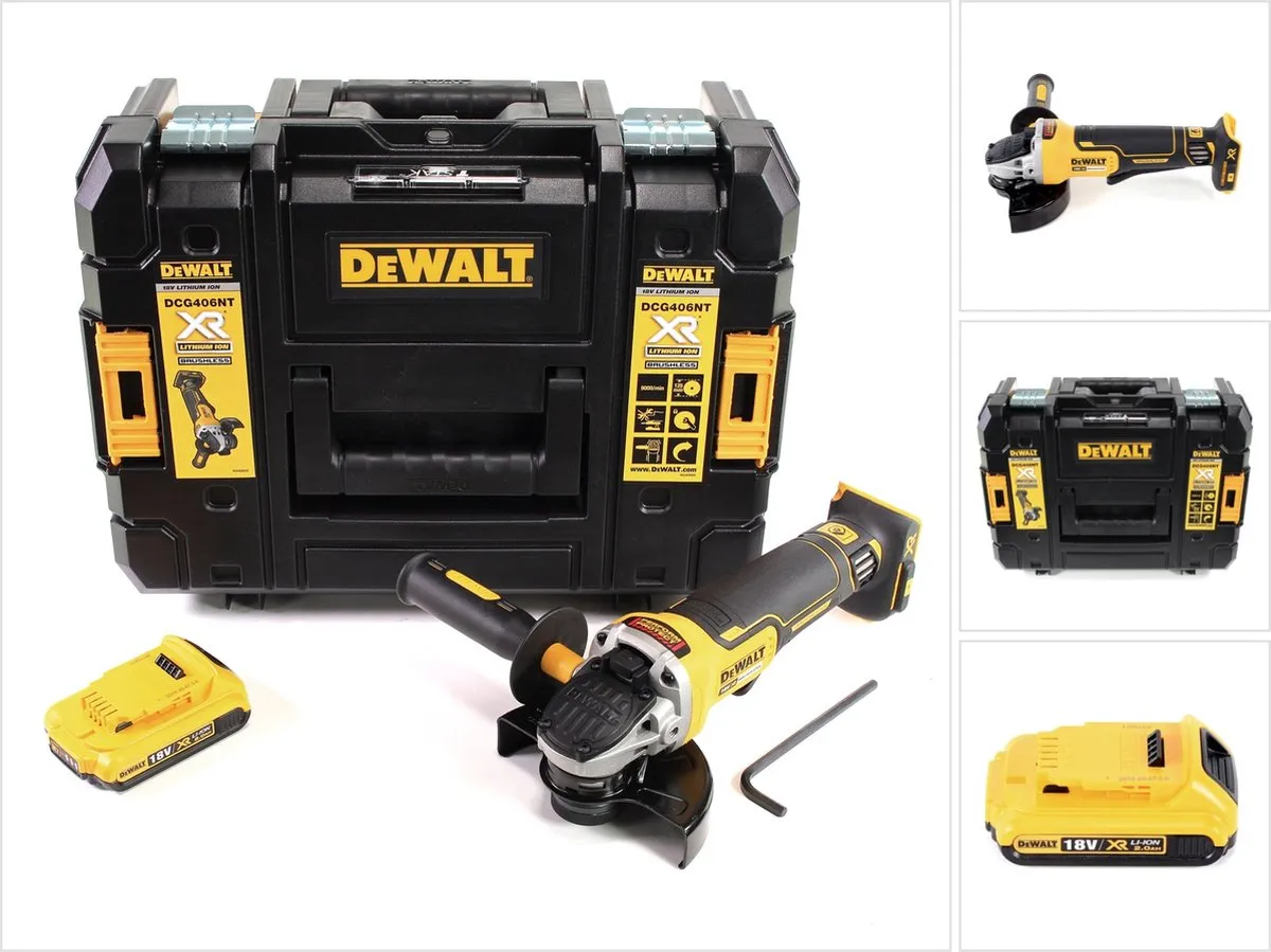 DeWalt DCG 406 NT Haakse Slijper 18V 125mm