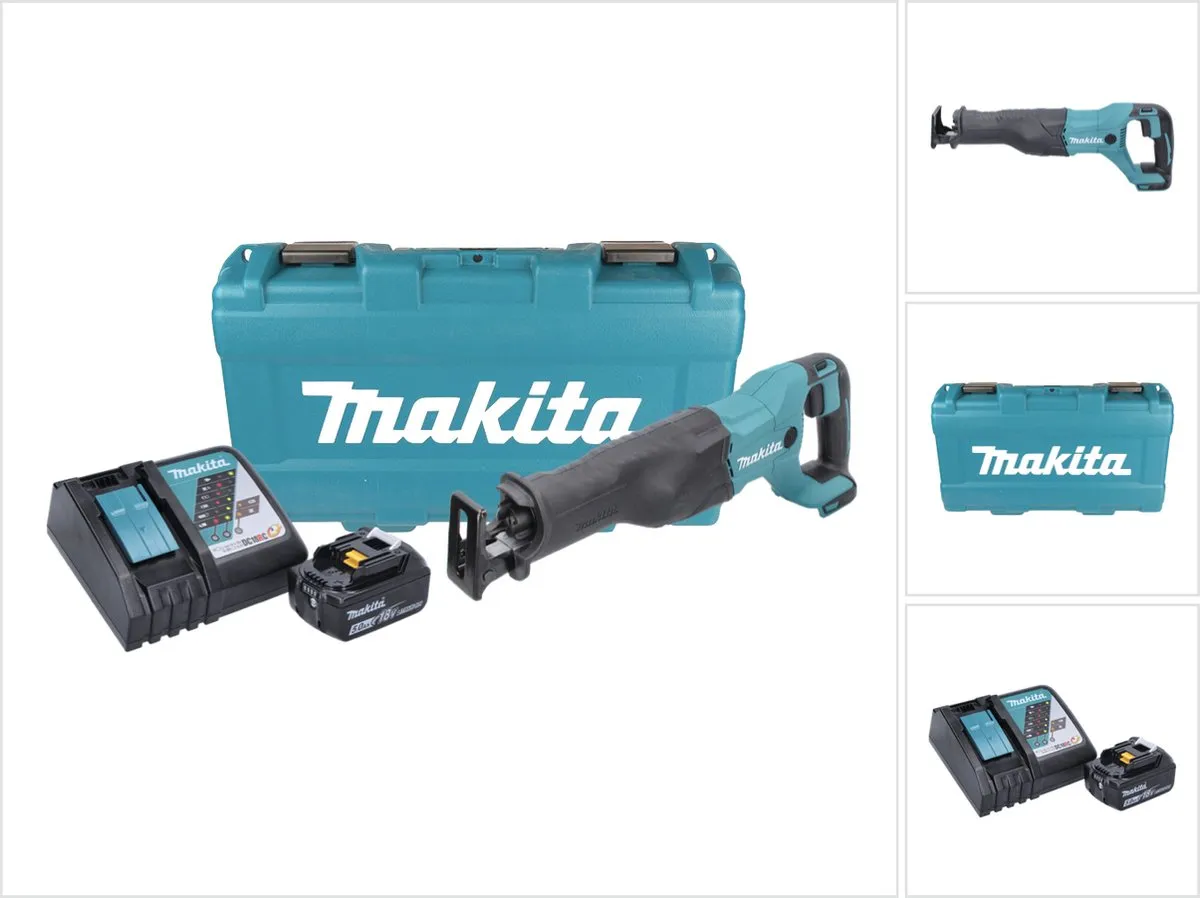 Makita DJR 186 RT1K Reciprozaag 18V