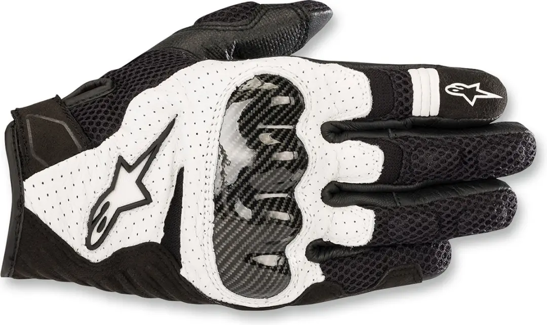 Alpinestars SMX-1 Air V2 Motorfiets Handschoenen M - Wit/Zwart