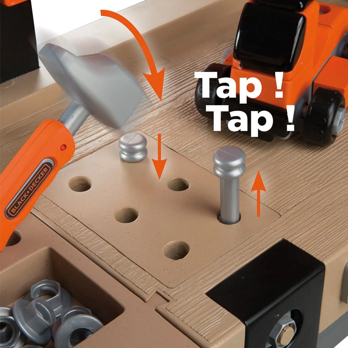 Smoby Bricolo Center Speelgoedwerkbank - 92 Accessoires