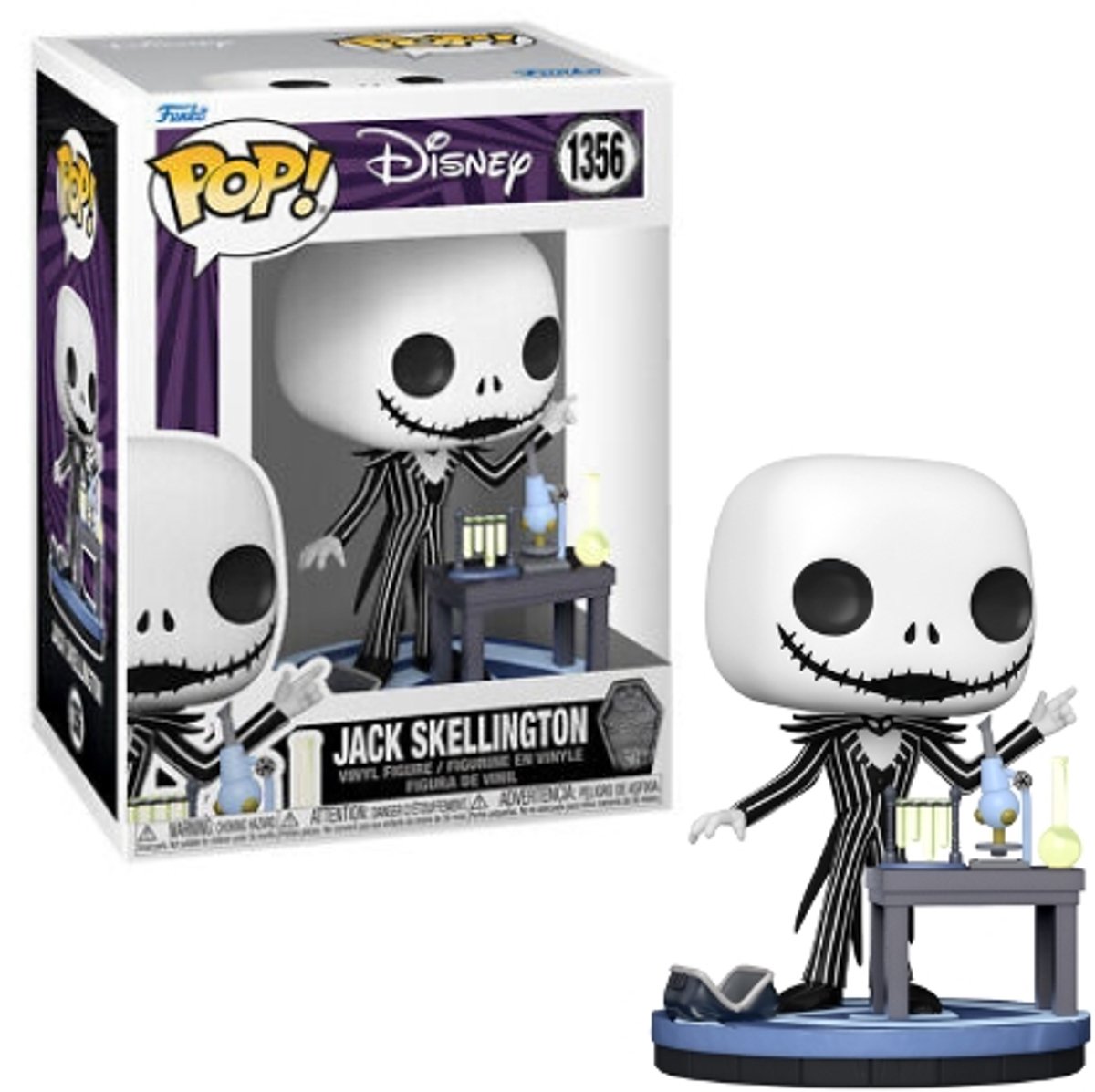 Funko The Nightmare Before Christmas - 30th POP! Jack (Lab) 9 cm Verzamelfiguur - Multicolours